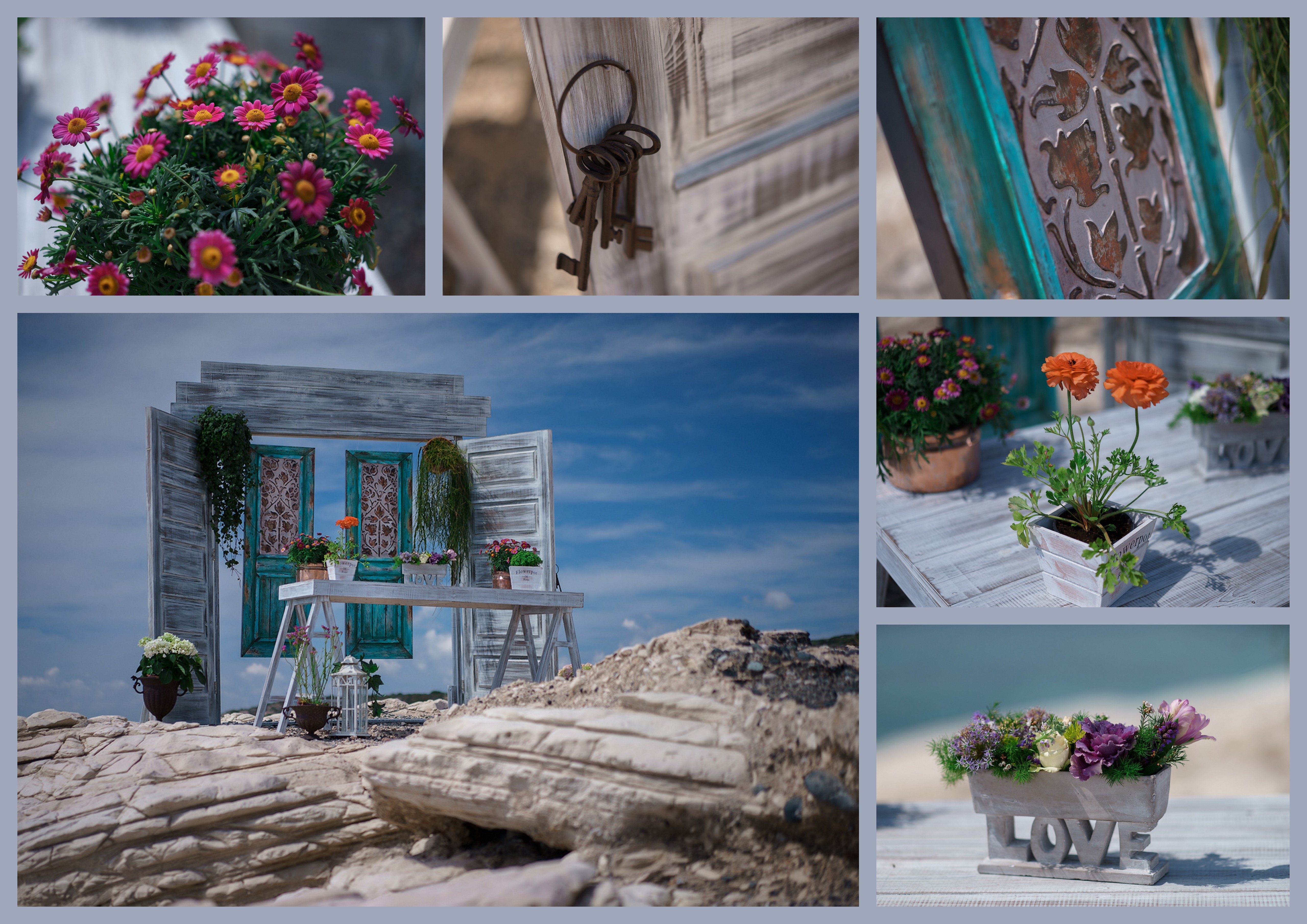 Свадьба на Кипре, оформление места церемонии