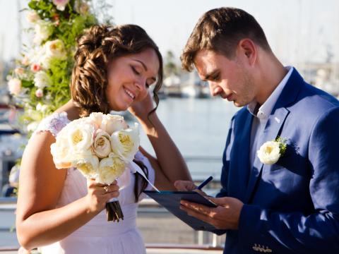 Свадебная прическа, свадьба на Кипре