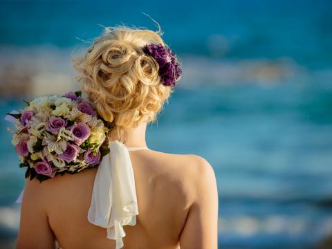 Свадьба на Кипре прическа невесты